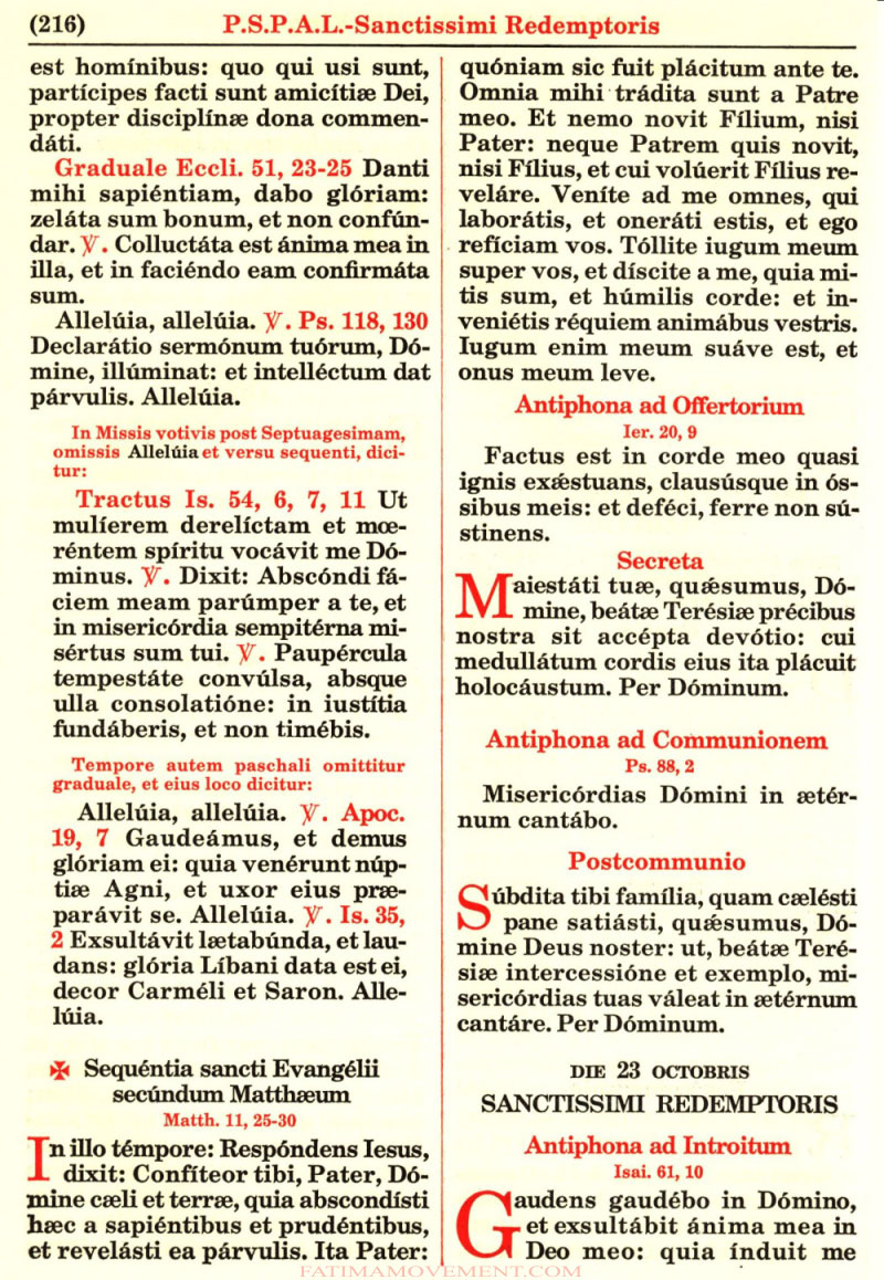 1962 roman missal latin english pdf